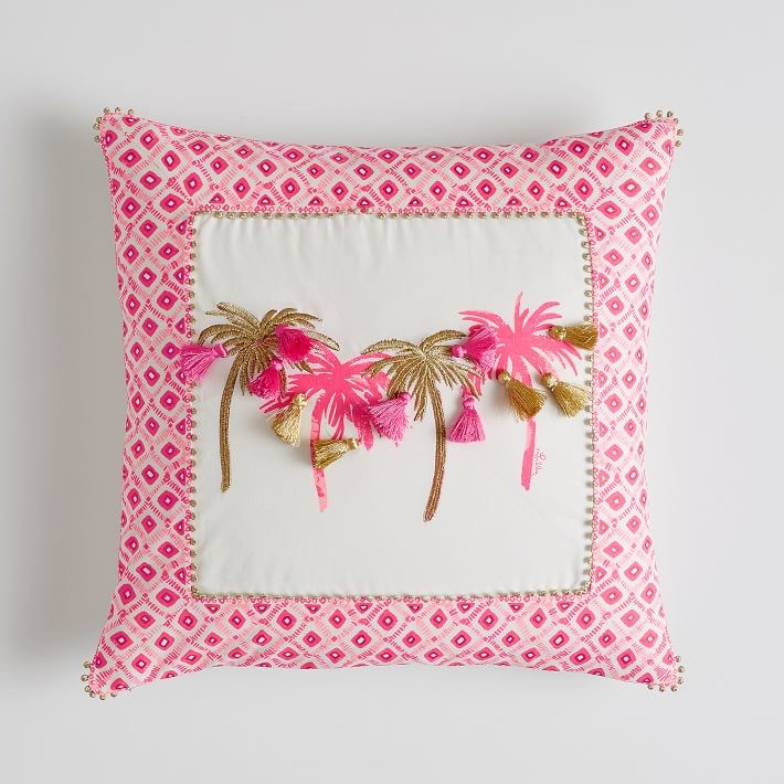 Lilly Pulitzer Palm Pillow Cover