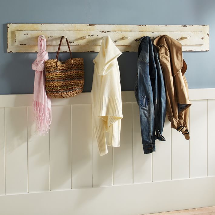 Rustic Wood Multi Wall Hook | Pottery Barn Teen