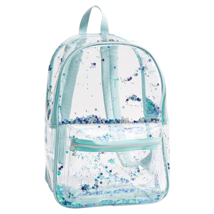 Clearly There Sequin Backpack