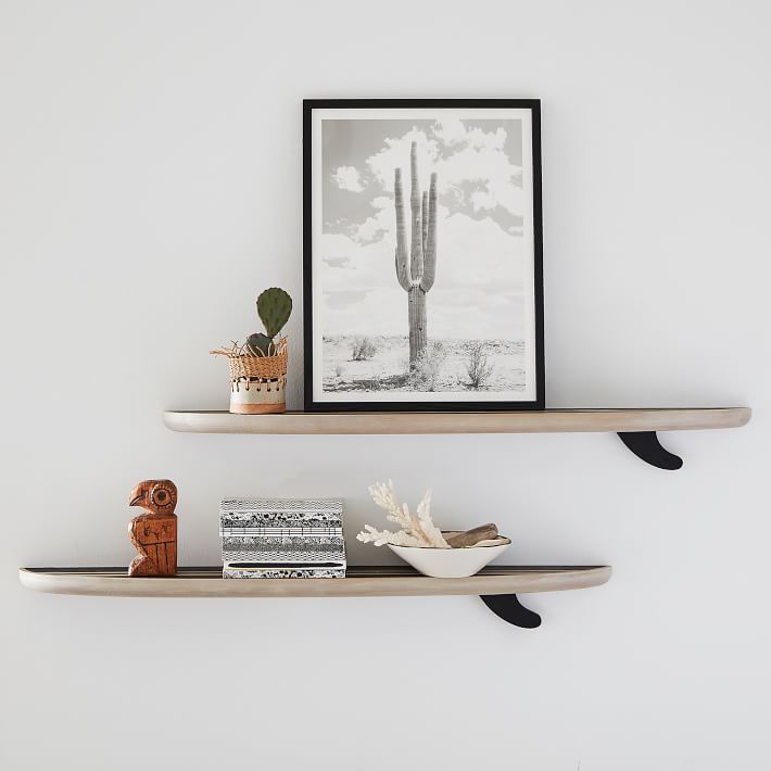 Surfboard Floating Shelves | Pottery Barn Teen