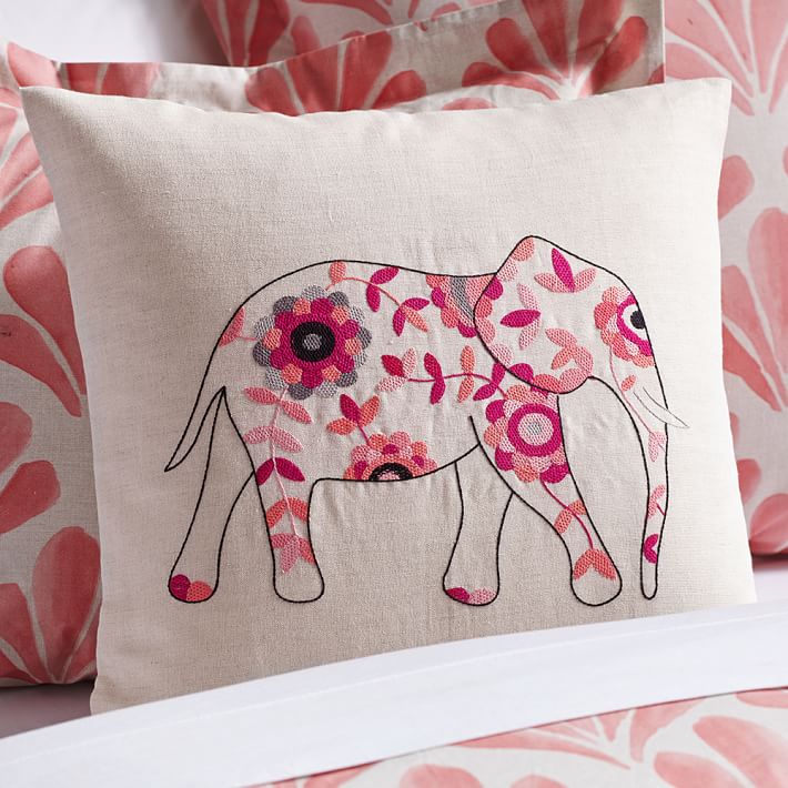 Deco Elephant Pillow Cover