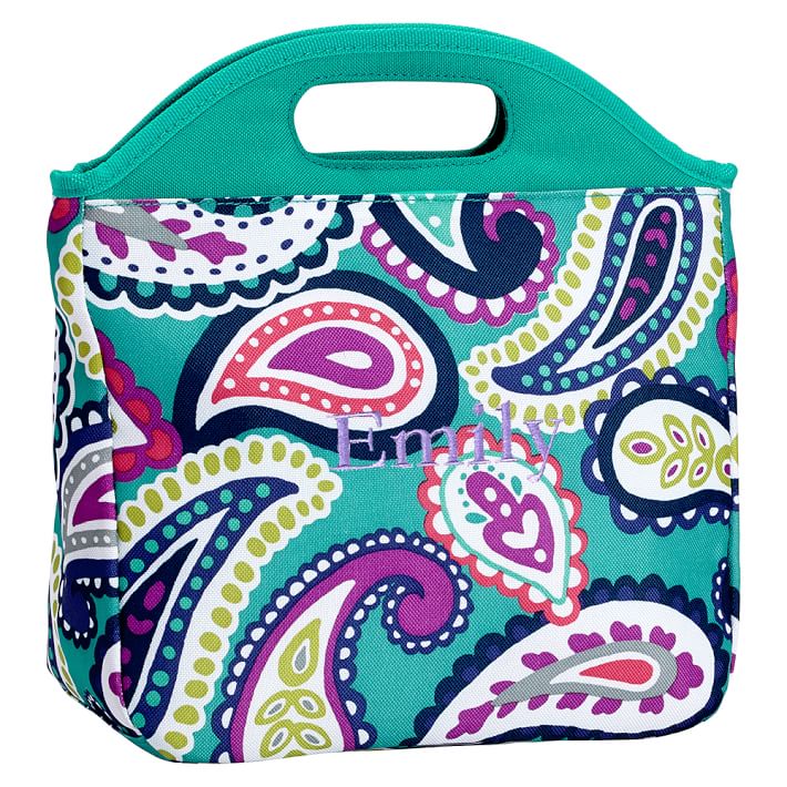 Gear-Up Pool Paisley Tote Lunch Bag