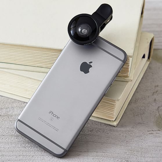 Kikkerland Super Wide Angle Selfie Clip Lens Tech Accessory Pottery