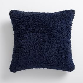Mainstays 18 x 18 Solid Chenille Decorative Pillow Set - Navy - 2 ct