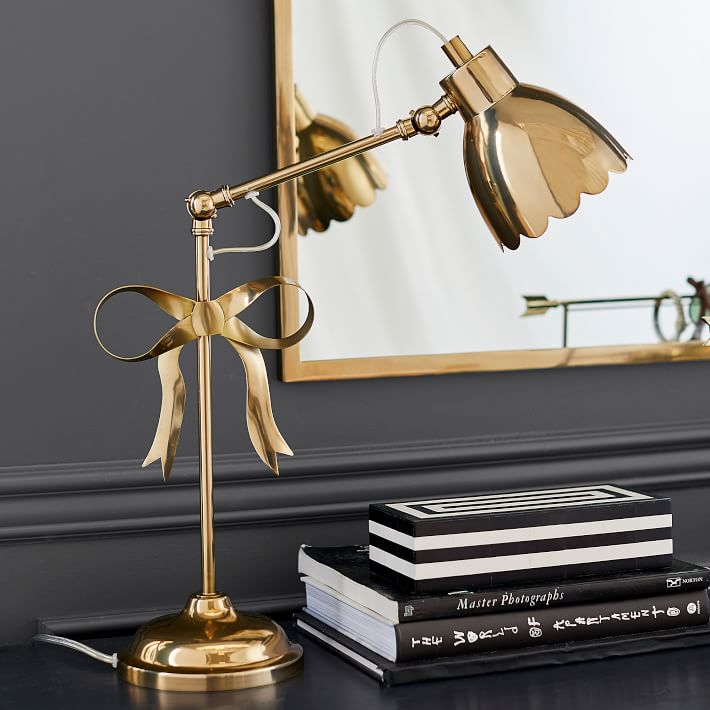 The Emily & Meritt Bow Task Lamp | Teen Lamp | Pottery Barn Teen