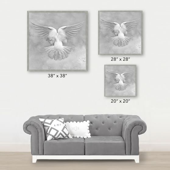 Soft Dove Framed Art Wall Prints Pottery Barn Teen