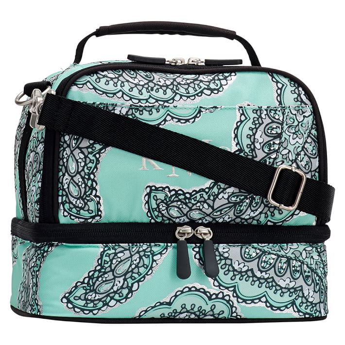 Gear-Up Pretty Paisley Dual Compartment Lunch Bag