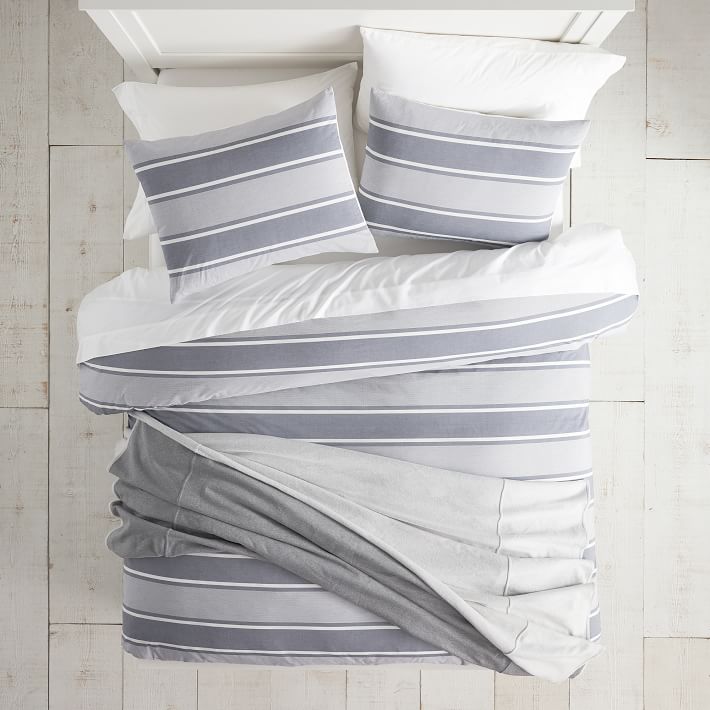 Jackson Stripe Teen Duvet Cover Pottery Barn Teen