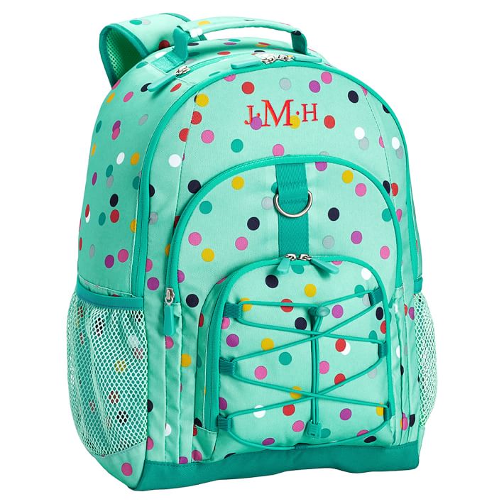 Gear-Up Mint Confetti Multi Dot Backpack