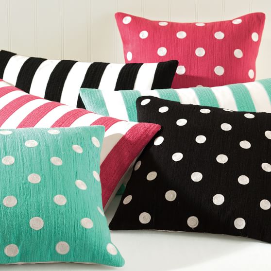 Dottie Toss Organic Pillow Cover Sale Pottery Barn Teen