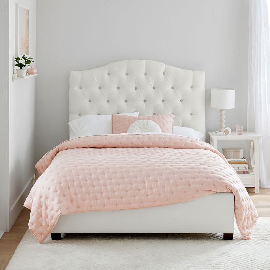 Eliza Tufted Upholstered Bed | Teen Bed | Pottery Barn Teen