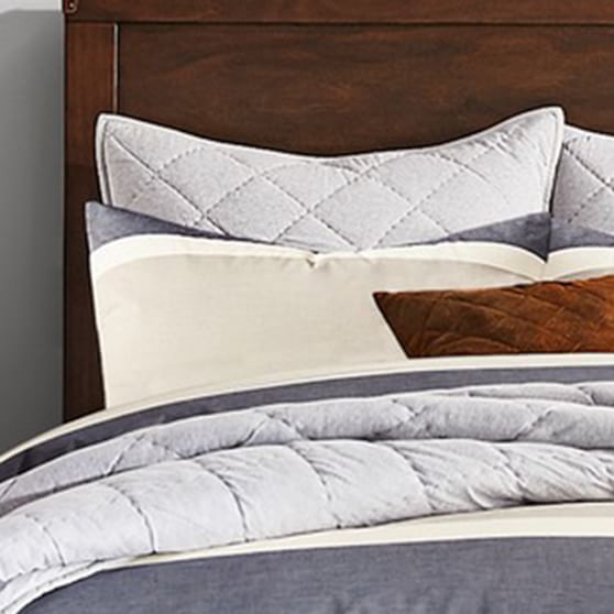 Gray Stripe Duvet Cover Pottery Barn Teen