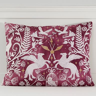 Harry Potter™ Magical Damask Sheet Set, Burgundy