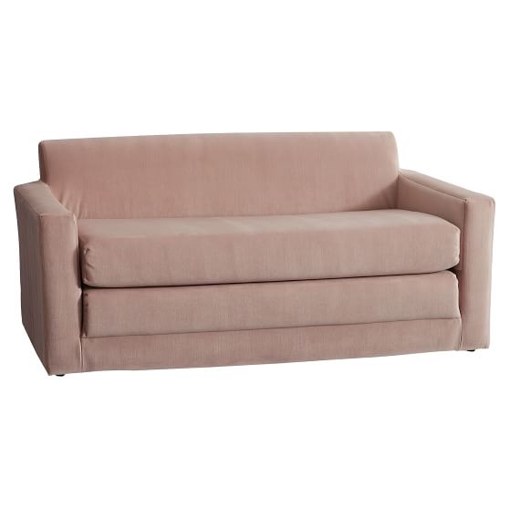 Monroe Square Arm Sleeper Teen Sofa Pottery Barn Teen