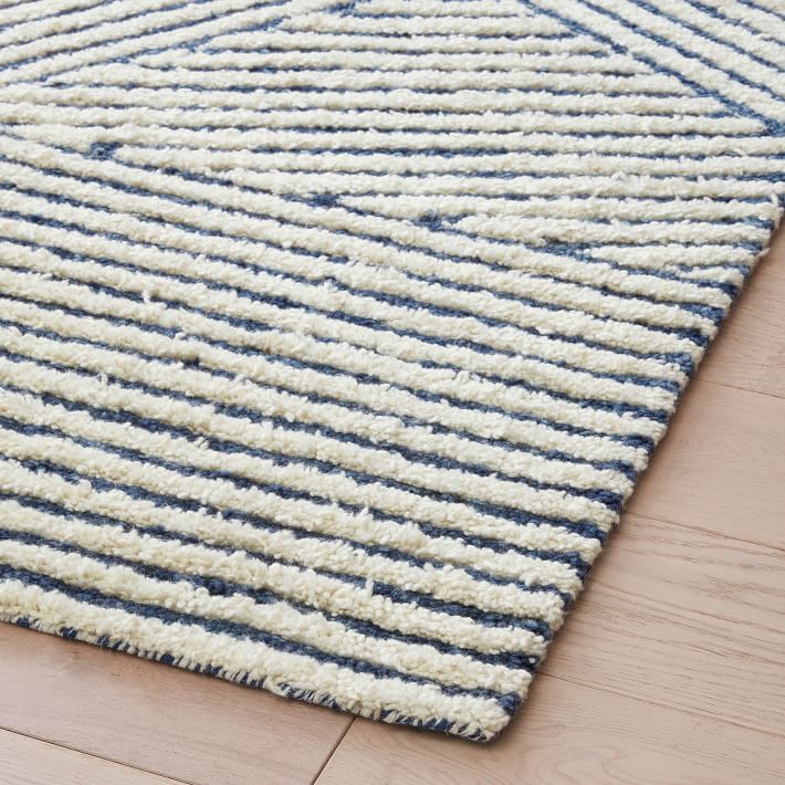 9'x12' Denim Blue Kilim Cotton and Jeans Hand Woven Rug moaD86CD - The Rug  Shopping