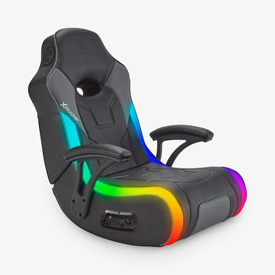 X rocker chimera rgb led 2.0 floor rocker store chair