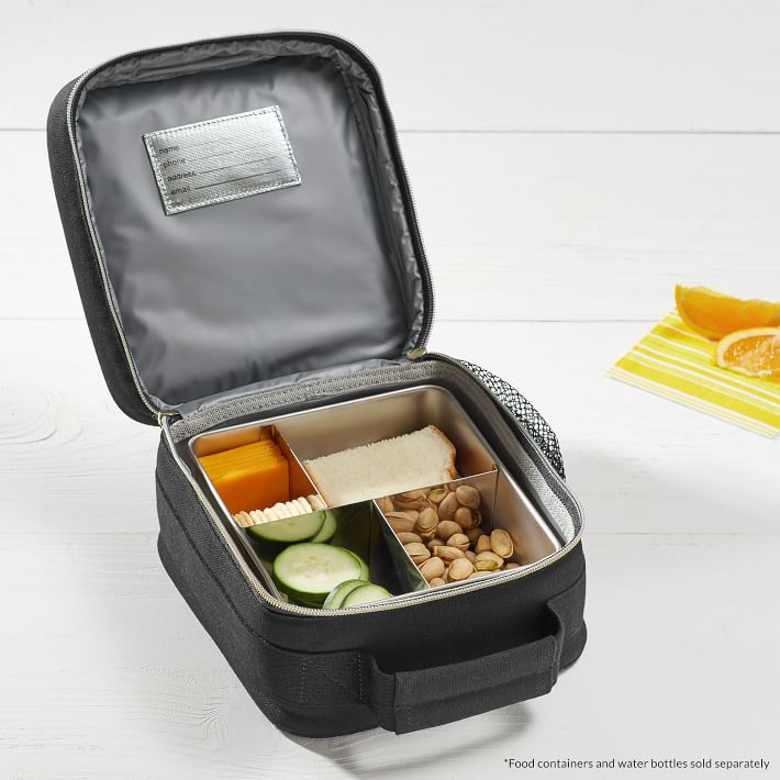Emily & Meritt Ivory Ditsy Recycled Backpack & Lunch Box Bundle, Set of 2