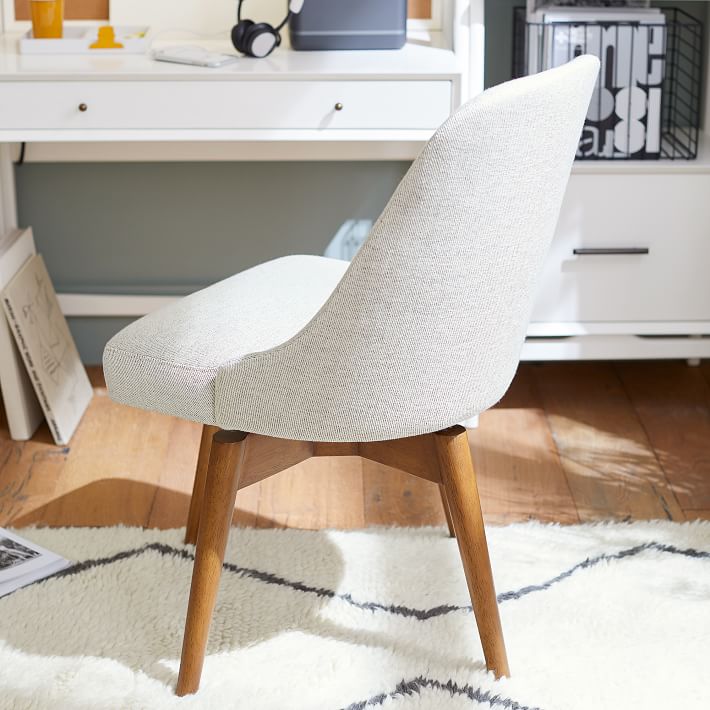 Mid century office online swivel chair