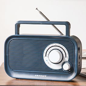 Vintage Bluetooth/FM Radio Speaker - Blue