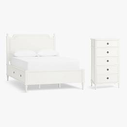 Colette Storage Bed & 5-Drawer Dresser Set