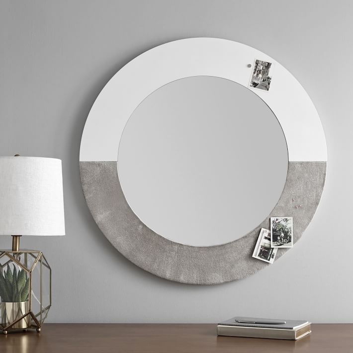 west elm x pbt Round Functional Mirror | Pottery Barn Teen