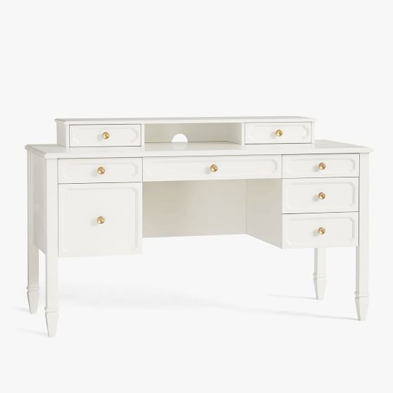 White Pottery Barn Desk