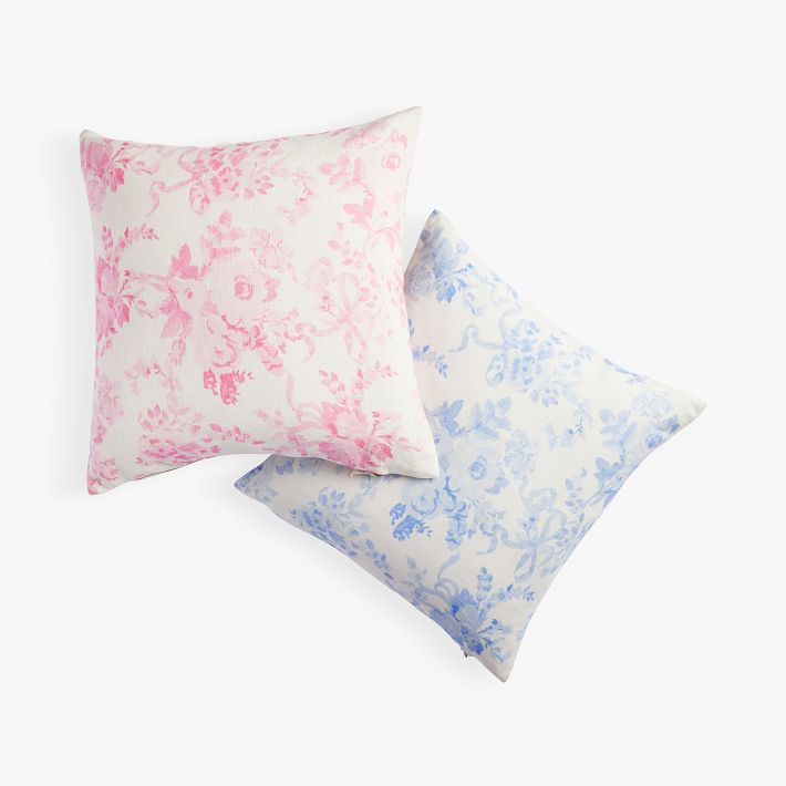 Bramble Garden Floral Decorative Pillow Cover