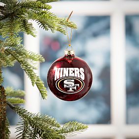 NFL Blown Glass Ornament | Pottery Barn Teen