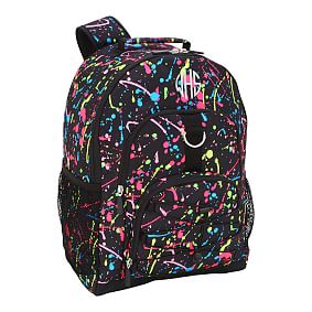 Justice Star and Tie Dye Kids School Backpack for Girls - Girls