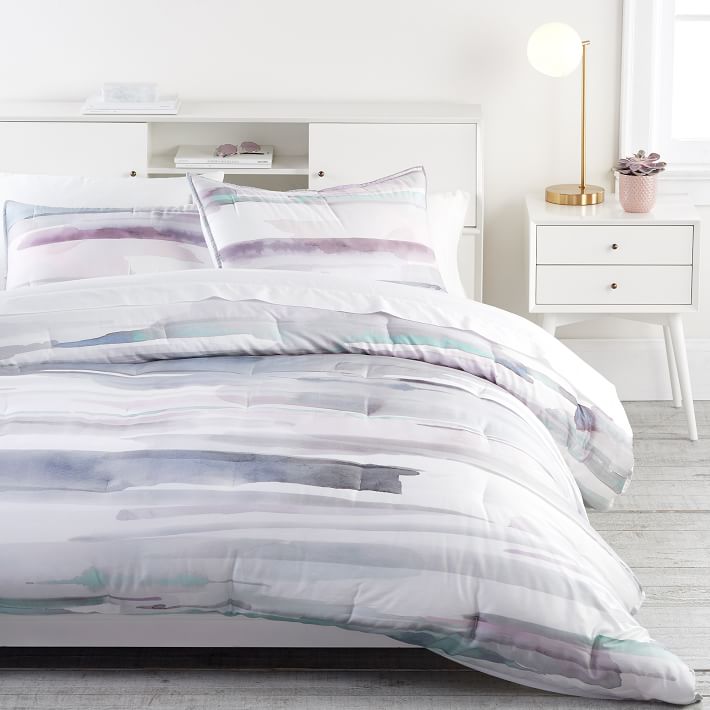 Watercolor comforter deals