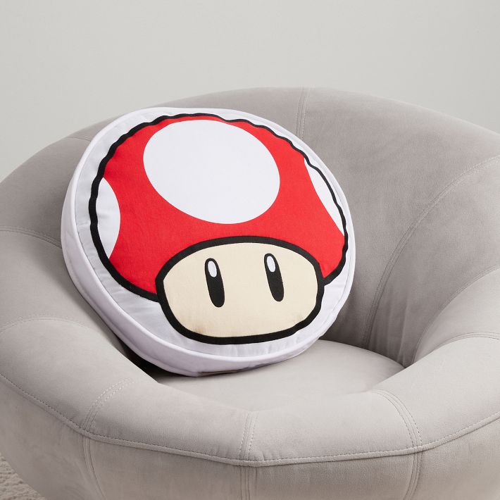 Super Mario&#8482; Super Mushroom 1-Up Mushroom Reversible Pillow