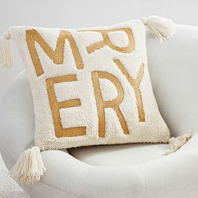 Pottery barn deals merry pillow