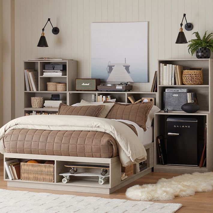 Pottery barn outlet bookcase bed