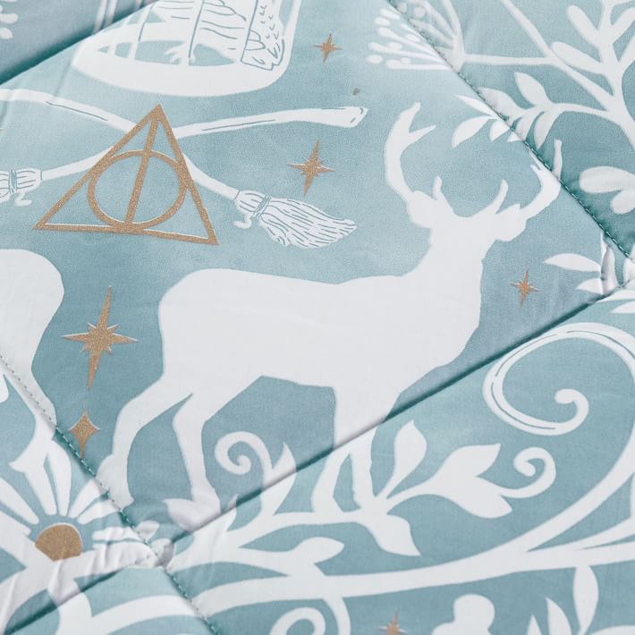 Harry Potter™ Magical Damask Comforter - Mystic Mint