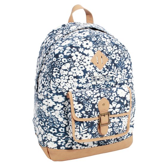 Classic Backpack - Navy Floral - ShopperBoard