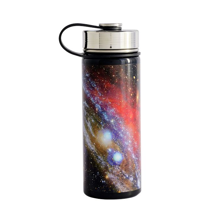 Pottery barn Teen WATER BOTTLE LARGE Galaxy 17 oz school Super nova space  star