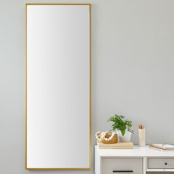 Metal Framed Full Length Mirror Pottery Barn Teen