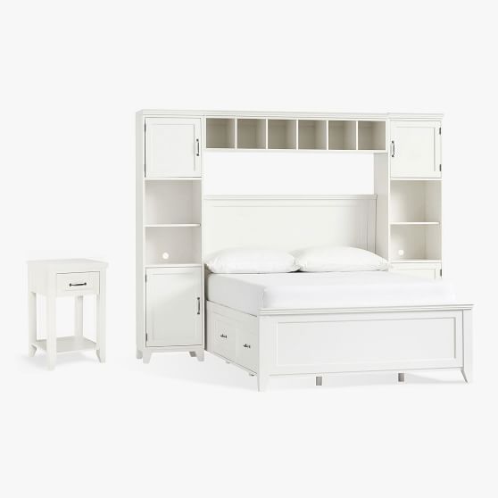 Hampton Storage Bed Super Set & Nightstand Pottery Barn Teen