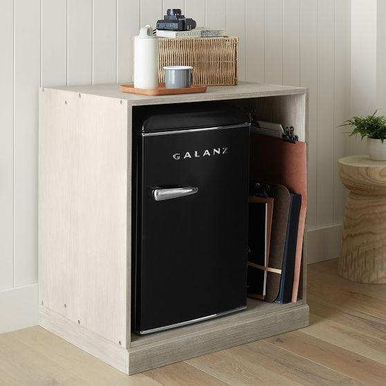 Stack Me Up Mini Fridge Storage Bookcase Pottery Barn Teen
