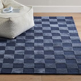 Checkerboard Rug | Pottery Barn Teen