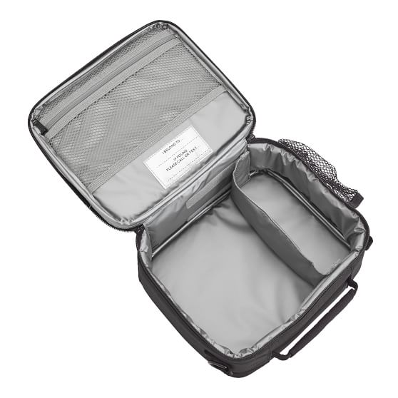 Gear-Up Black Solid Cold Pack Lunch Box | Pottery Barn Teen