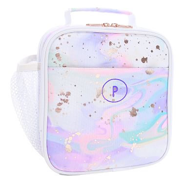 Holographic Two Compartment Lunch Bag