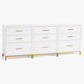 Blaire Triple 3-Drawer Wide Storage Cabinet | Pottery Barn Teen