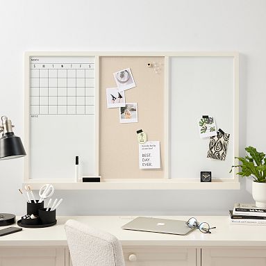 Triple Study Wall Board | Pottery Barn Teen