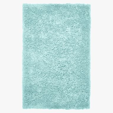 Ultra Plush Shag Wool Rug - Pale Seafoam | Pottery Barn Teen
