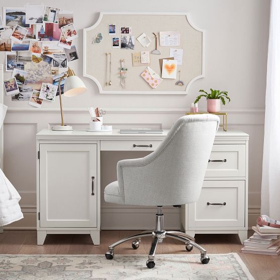 Blaire Smart™ Storage Vanity Desk