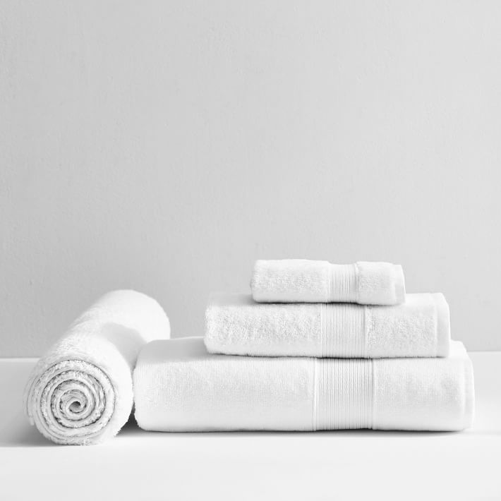Quick-Dry Towel &amp; Bath Mat Bundle - White