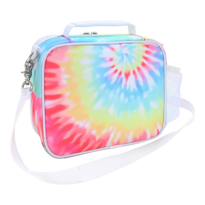 Tie Dye Lunch Box, Pink - Soft-Sided, Insulated, Gives Back to a