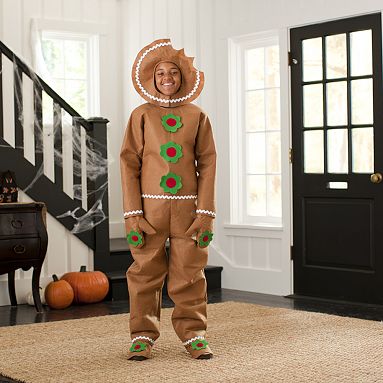 homemade gingerbread man costume