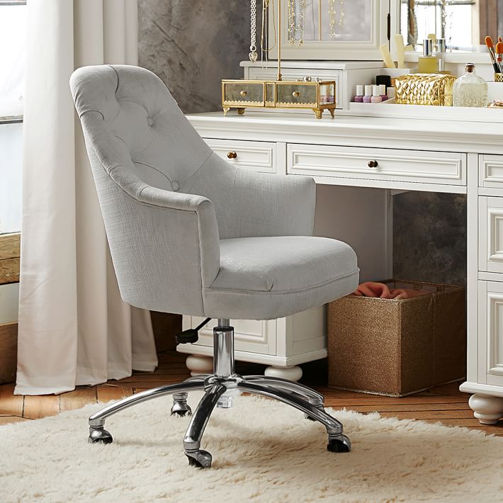 Everett Upholstered Swivel Desk Chair